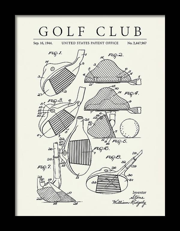 Golf Club Minimalist Patent Us2447967a