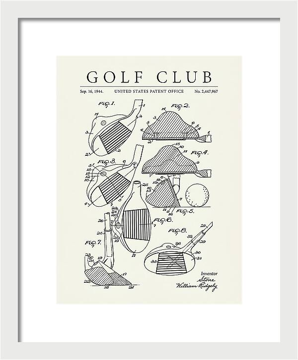 Golf Club Minimalist Patent Us2447967a