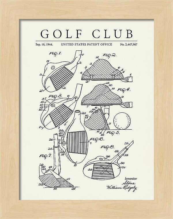 Golf Club Minimalist Patent Us2447967a