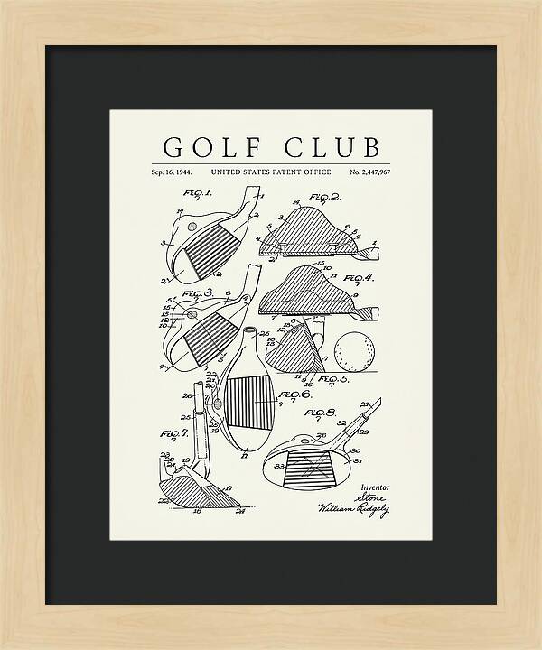 Golf Club Minimalist Patent Us2447967a