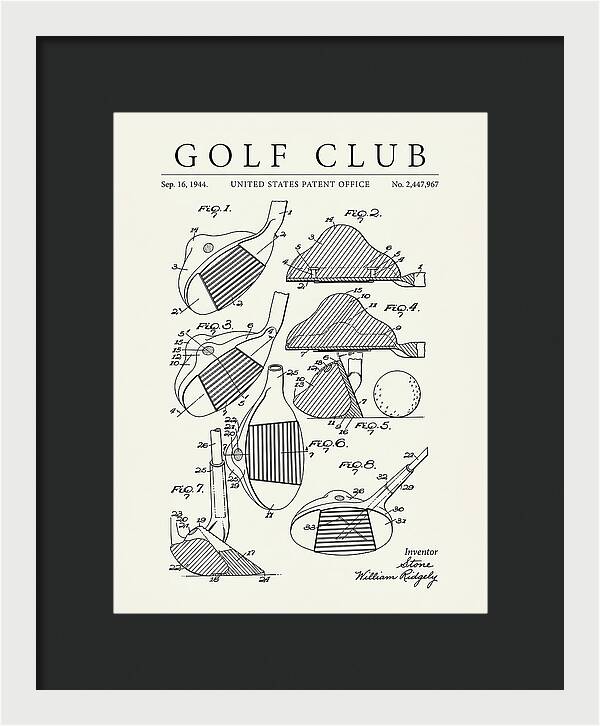 Golf Club Minimalist Patent Us2447967a