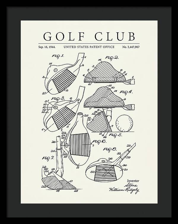 Golf Club Minimalist Patent Us2447967a