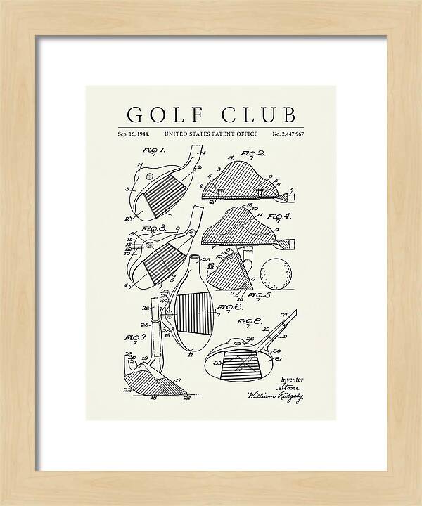 Golf Club Minimalist Patent Us2447967a