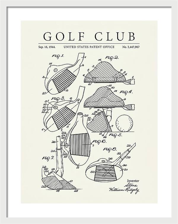 Golf Club Minimalist Patent Us2447967a