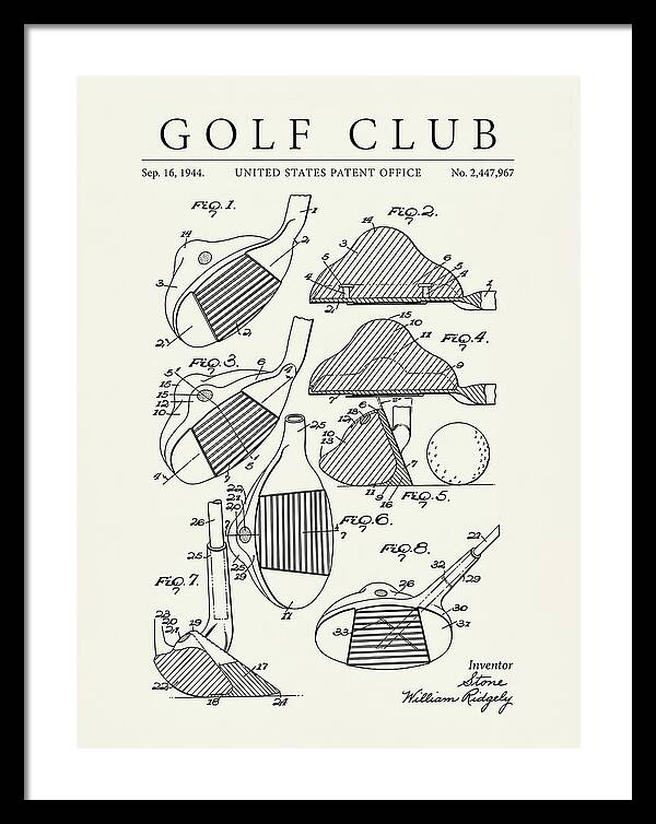 Golf Club Minimalist Patent Us2447967a