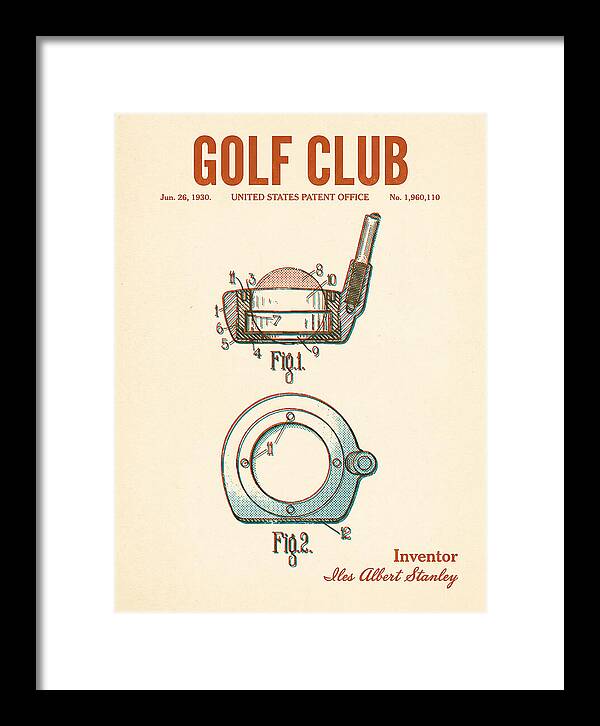 Golf Club Retro Patent Us1960110a
