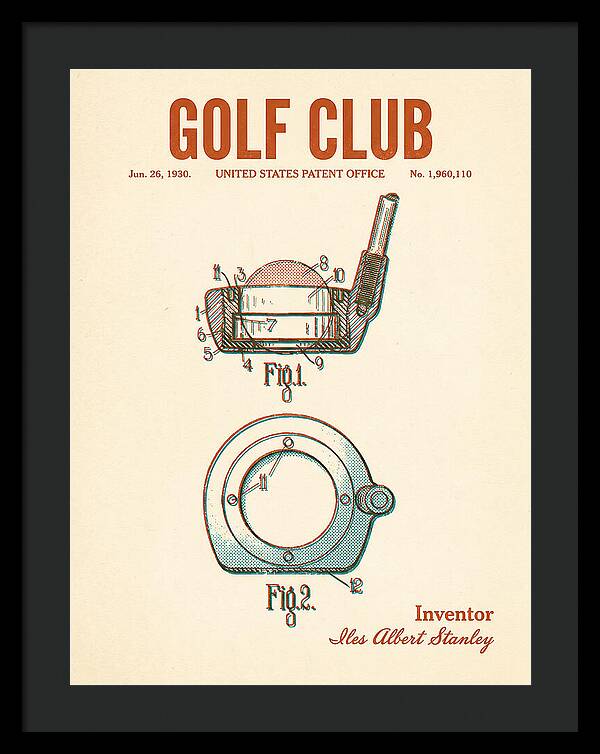 Golf Club Retro Patent Us1960110a