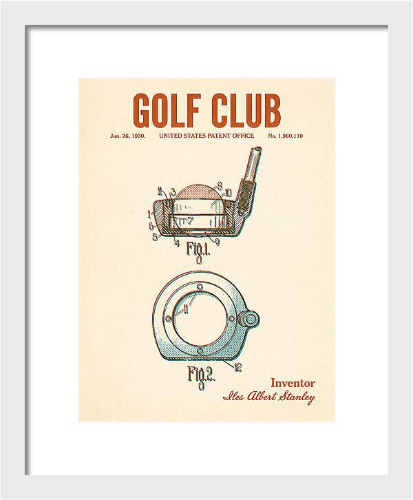 Golf Club Retro Patent Us1960110a