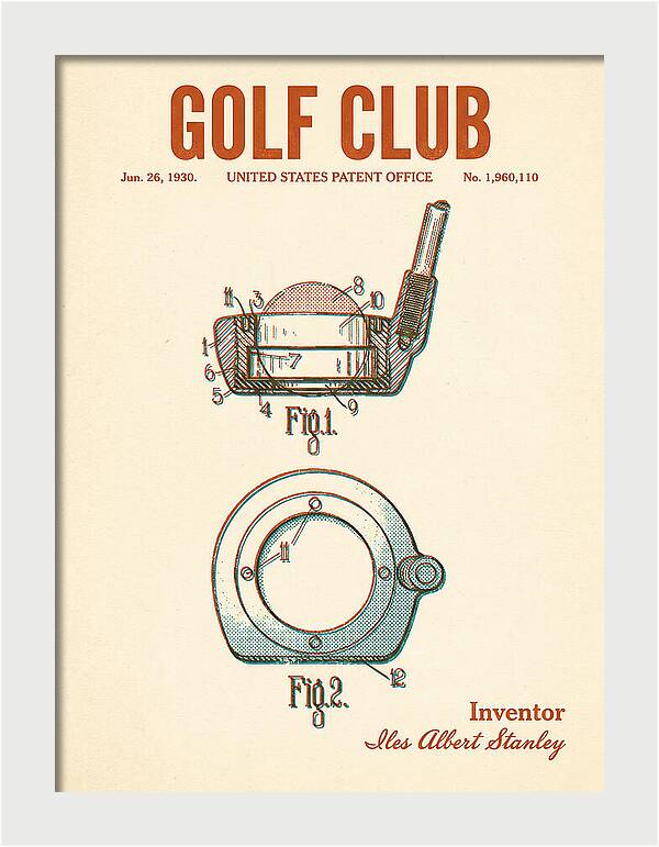 Golf Club Retro Patent Us1960110a