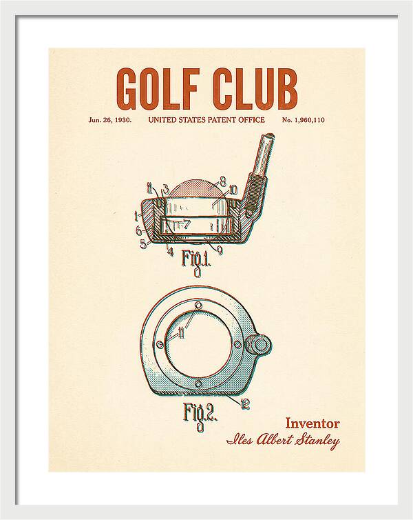 Golf Club Retro Patent Us1960110a