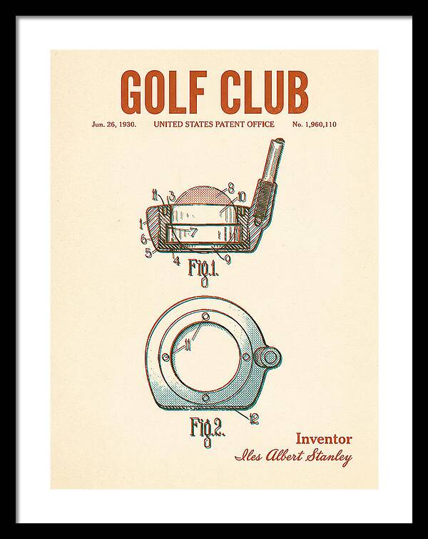 Golf Club Retro Patent Us1960110a