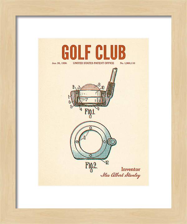 Golf Club Retro Patent Us1960110a