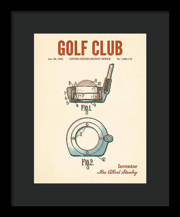 Golf Club Retro Patent Us1960110a
