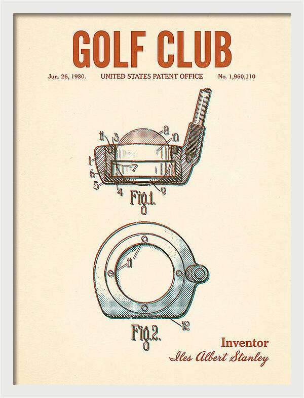 Golf Club Retro Patent Us1960110a