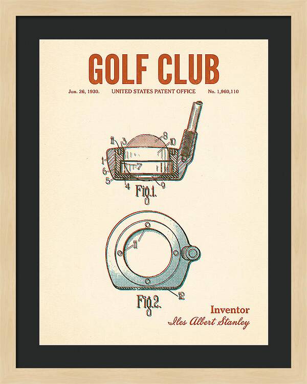 Golf Club Retro Patent Us1960110a