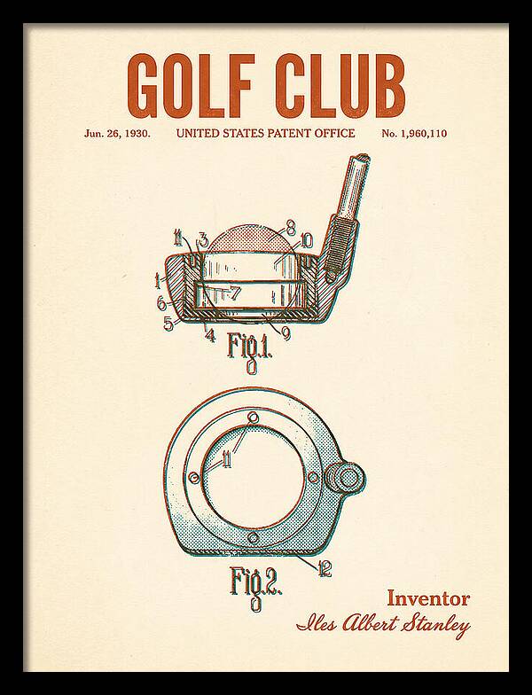 Golf Club Retro Patent Us1960110a