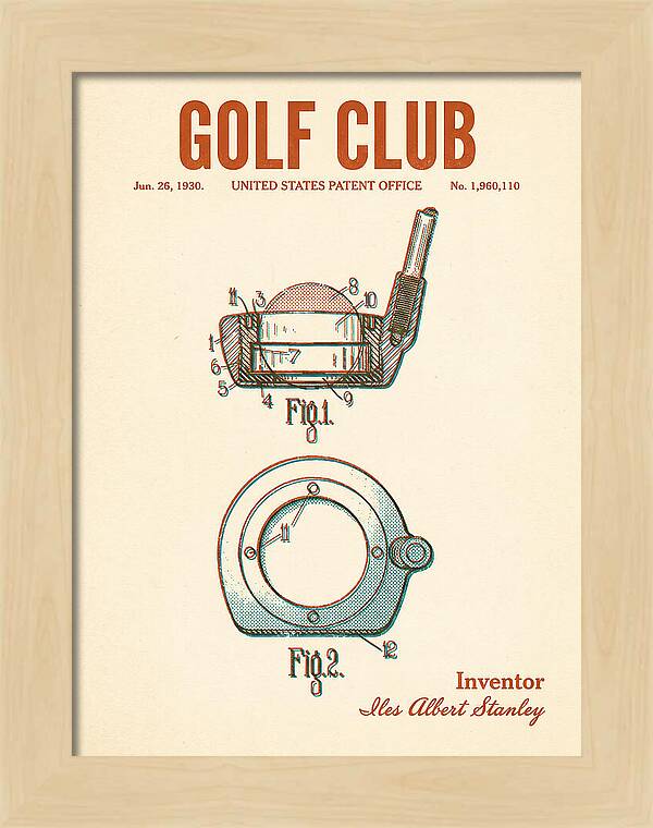 Golf Club Retro Patent Us1960110a
