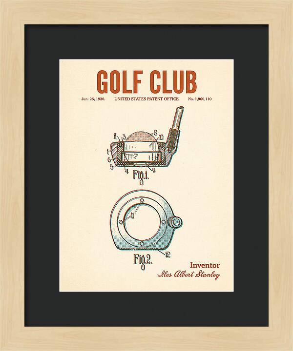 Golf Club Retro Patent Us1960110a