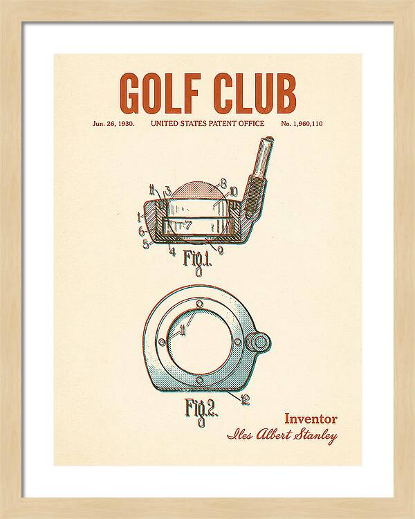 Golf Club Retro Patent Us1960110a