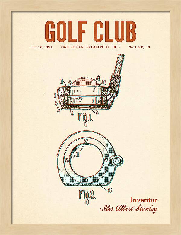 Golf Club Retro Patent Us1960110a