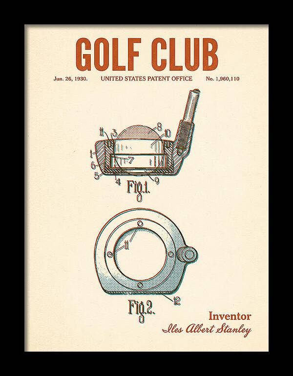 Golf Club Retro Patent Us1960110a