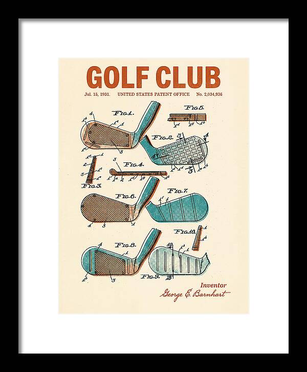 Golf Club Retro Patent Us2034936a