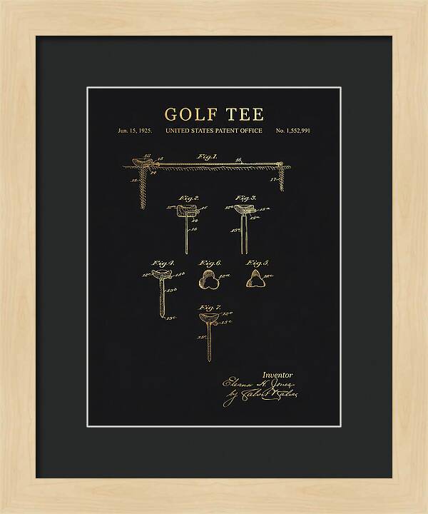 Golf Tee Gold Patent Us1552991a