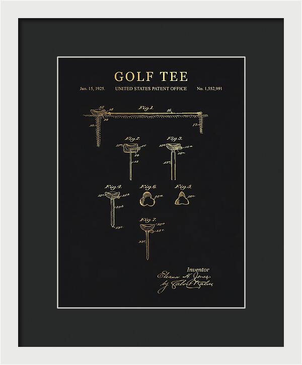 Golf Tee Gold Patent Us1552991a