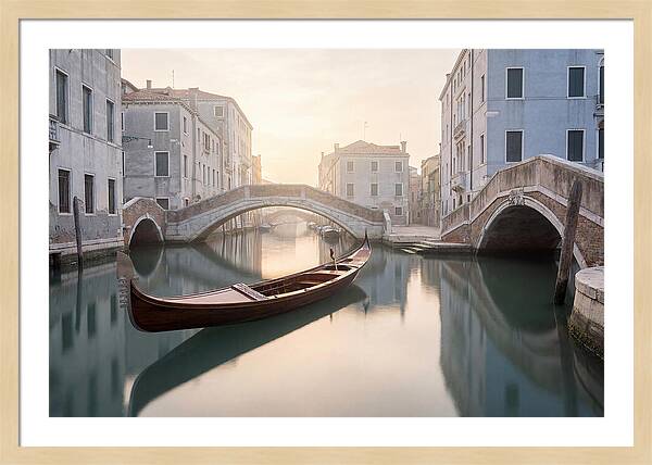 Gondola On Serene Waters