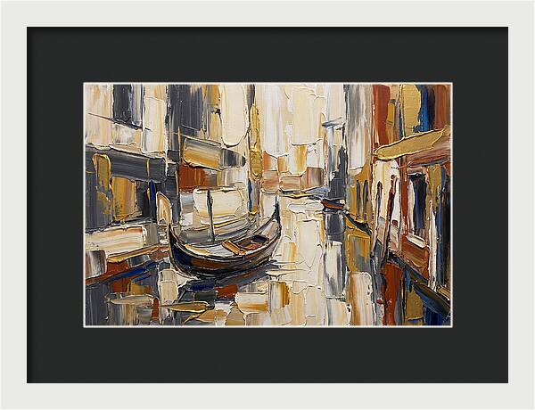 Gondola Serenity In Venice