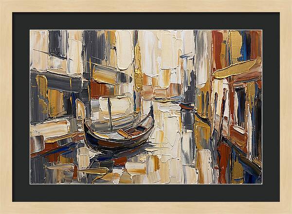 Gondola Serenity In Venice