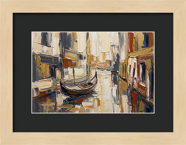 Gondola Serenity In Venice