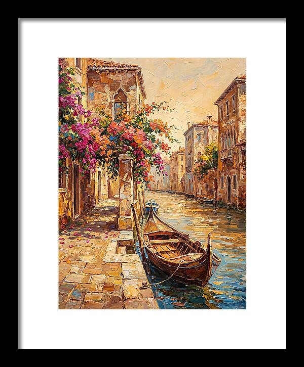 Gondolas Under Venetian Skies