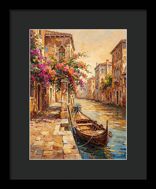 Gondolas Under Venetian Skies