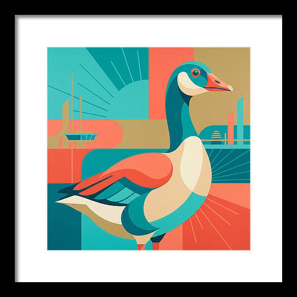 Goose In Vibrant Colors