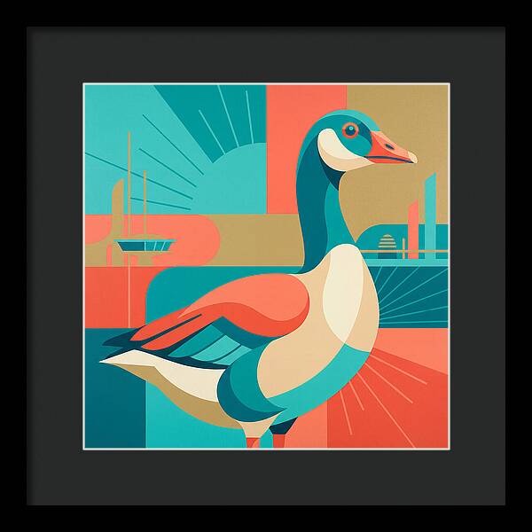 Goose In Vibrant Colors