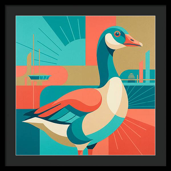 Goose In Vibrant Colors