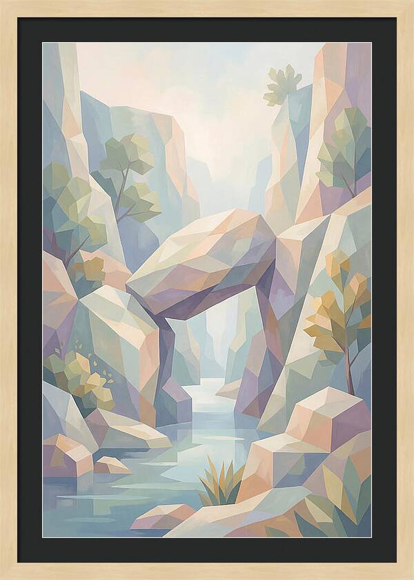 Gorge With Natural Bridge