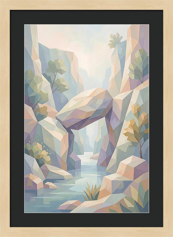 Gorge With Natural Bridge