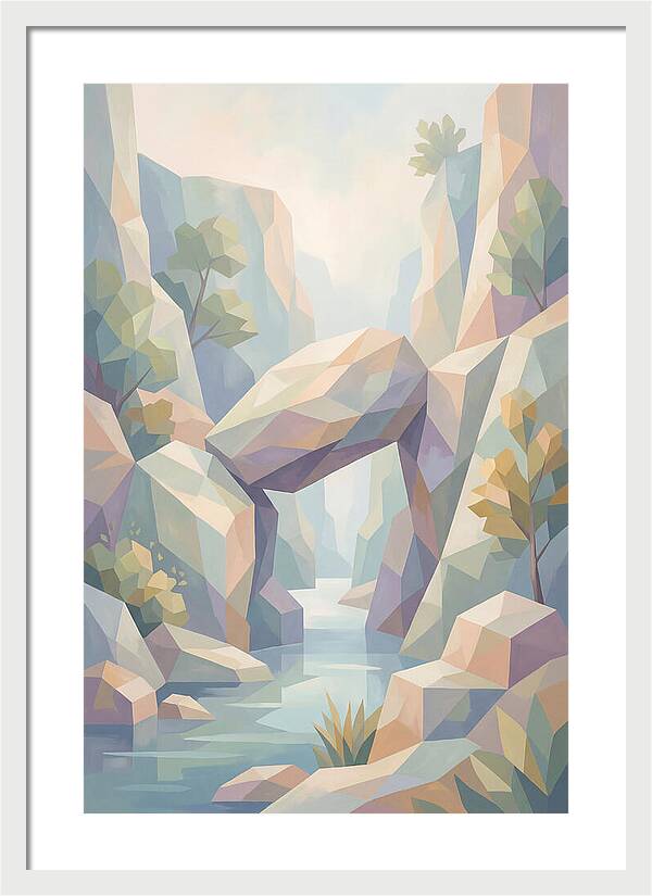 Gorge With Natural Bridge