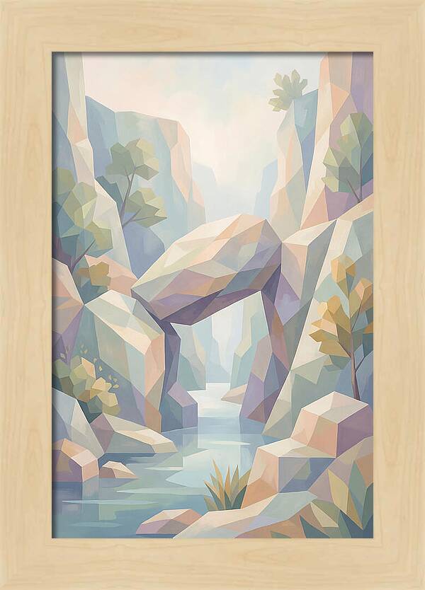 Gorge With Natural Bridge
