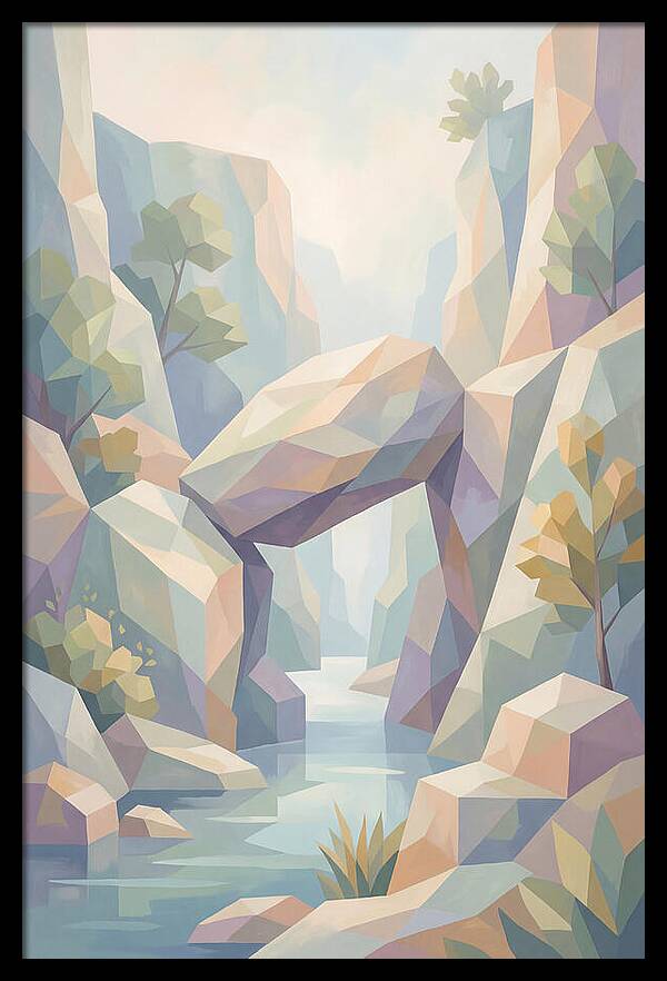 Gorge With Natural Bridge