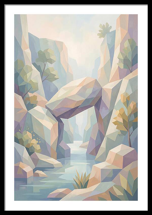 Gorge With Natural Bridge