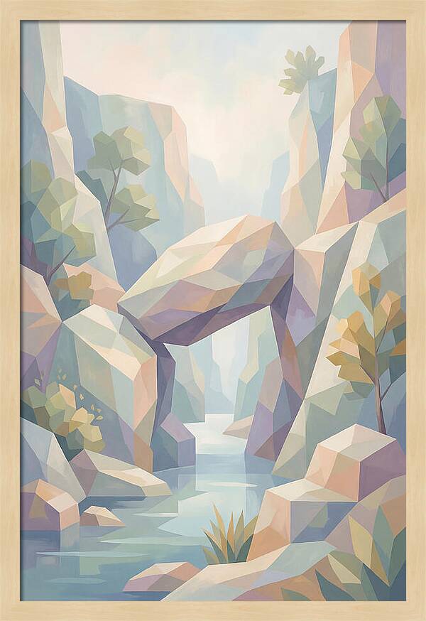 Gorge With Natural Bridge