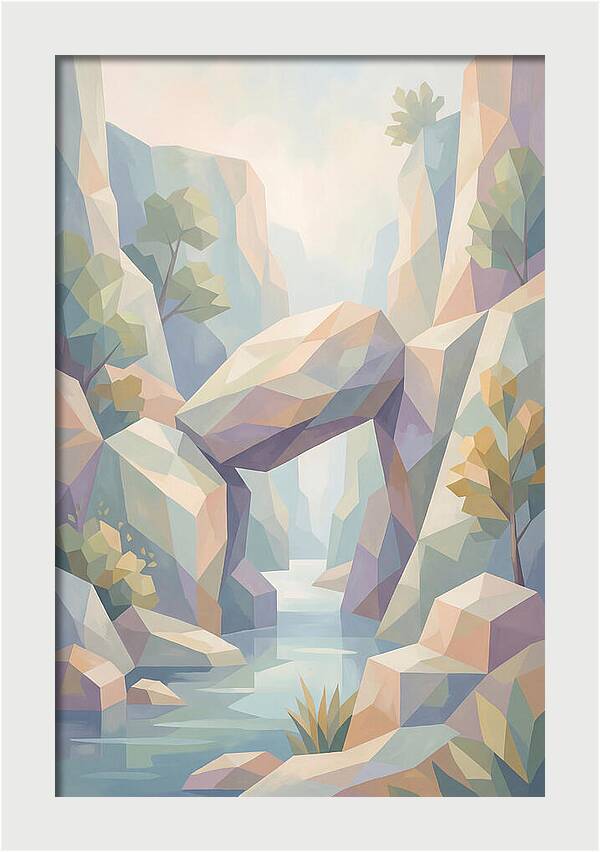Gorge With Natural Bridge