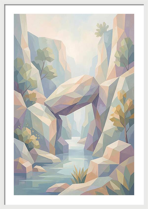 Gorge With Natural Bridge