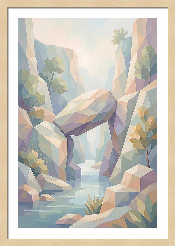Gorge With Natural Bridge