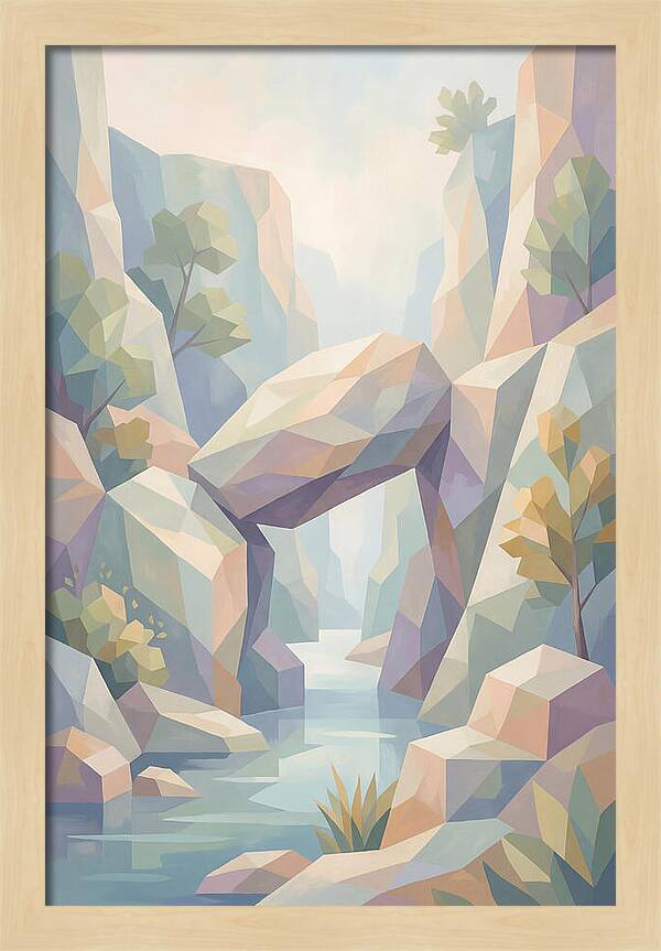 Gorge With Natural Bridge