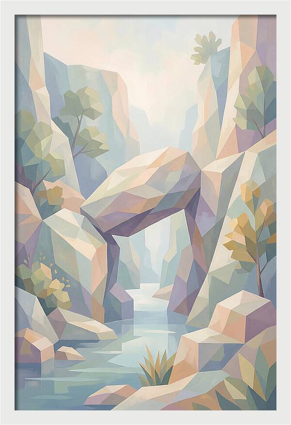 Gorge With Natural Bridge