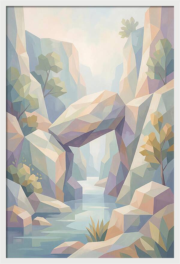 Gorge With Natural Bridge